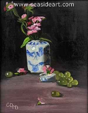 Ginger Jar with Flowers