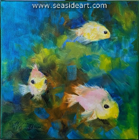 Chamblin-Fish Aquarium Yellow