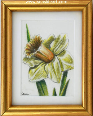 Spring II - Daffodil by Connie Cruise - Seaside Art Gallery