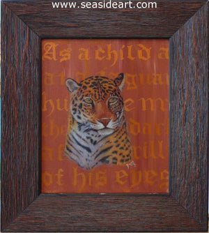 Jaguar Night by Pamela Brown Broockman - Seaside Art Gallery