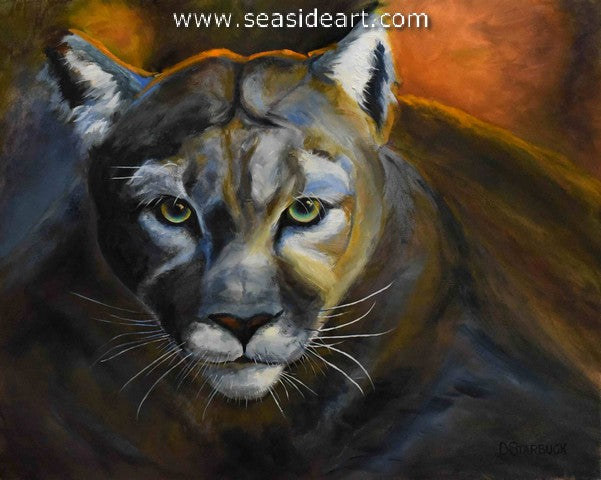 Appalachian Queen - Cougar, an oil on linen painting by artist, David Starbuck.