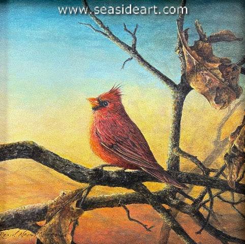 Hanging Onto the Day is an acrylic painting by Robin Naomi Campbell.