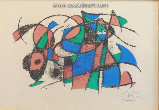 Lithograph #3 from the series “Lithograph II” by Joan Miro