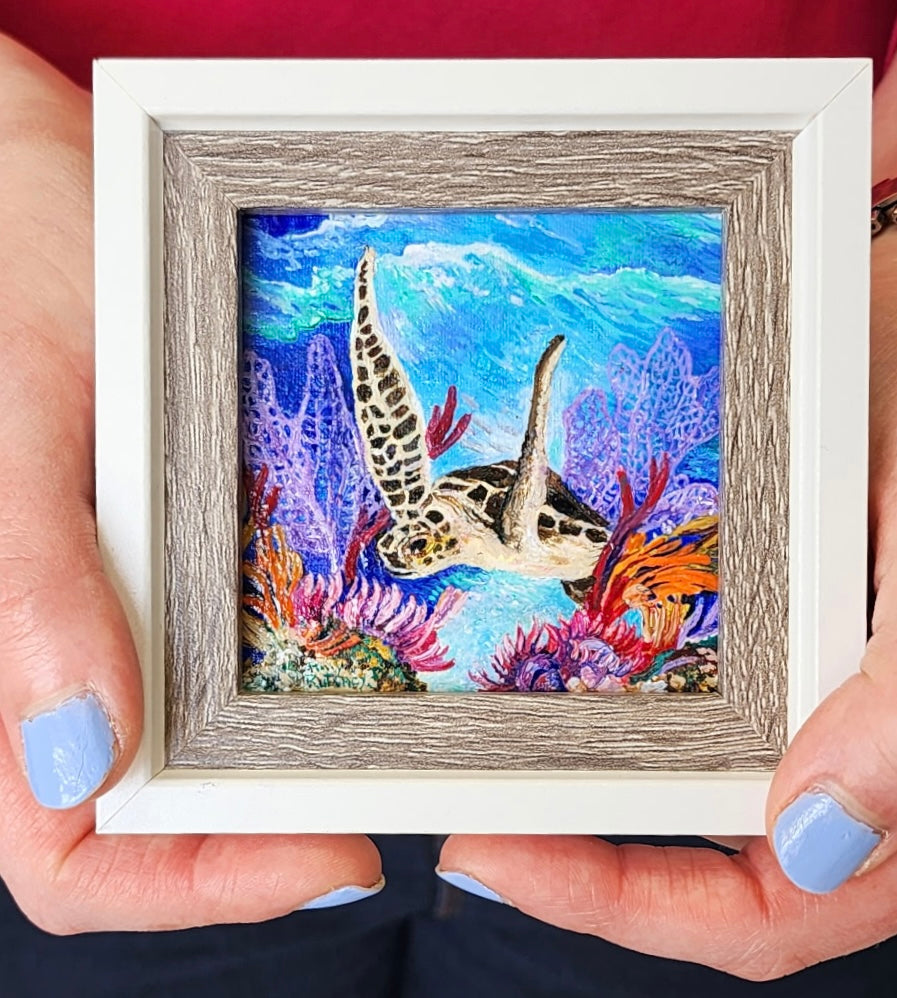 Above the Reef an acrylic painting by Holly Rutchey 
