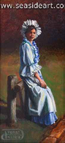 Sit A Spell is an original oil painting by artist, Debra Keirce.