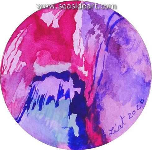 The Whole World is a Narrow Bridge a watercolor painting by artist, Liat Polotsky.