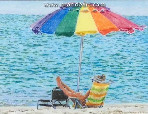 A Little Piece of Paradise is a colored pencil by Melissa Nece