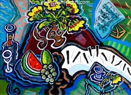 Color My World is an acrylic painting by Berge Missakian