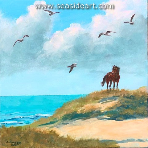 Freedom is an acrylic painting by David Hunter.