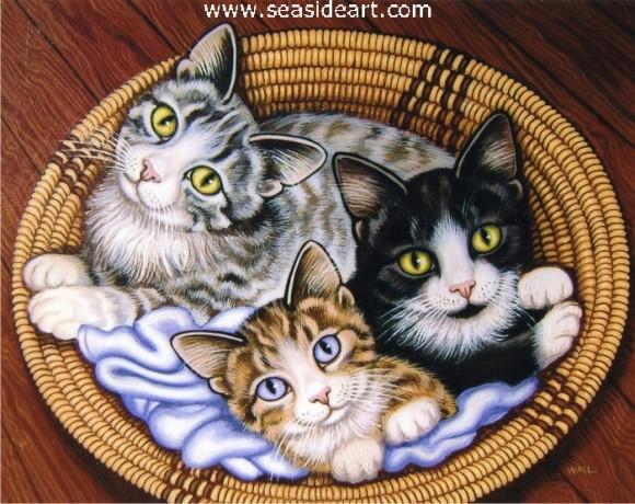 Not an Inch to Spare is an acrylic painting by Sue Wall