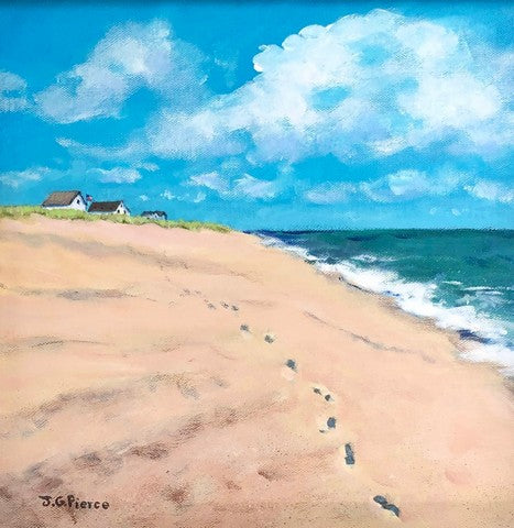 Perfect Outer Banks Day an acrylic painting by Janet Groom Pierce