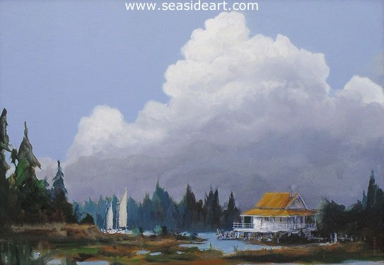 Storm Clouds is an original acrylic painting by the artist, Dan Dunn