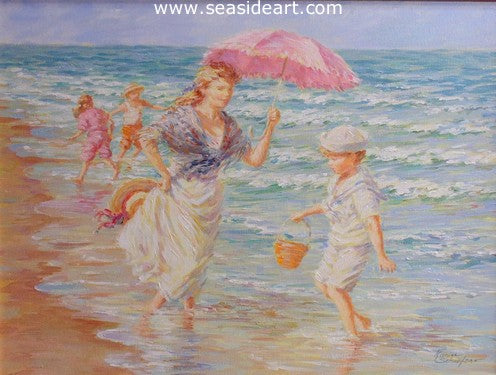 Summer Breeze  is an original oil painting on canvas by artist Karin Schaefers
