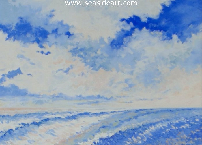 Summer Outer Banks #5  is a watercolor painting by Roger Shipley.