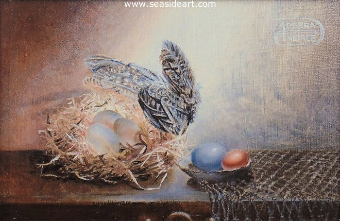 Waiting in the Wings  is an original oil painting by  Debra Keirce.