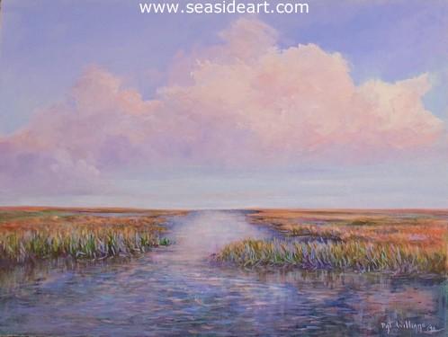 Water Way is an acrylic painting by Pat Williams