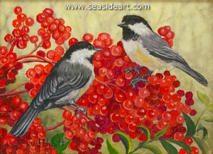 Carolina's Chickadees with Nature's Abundance