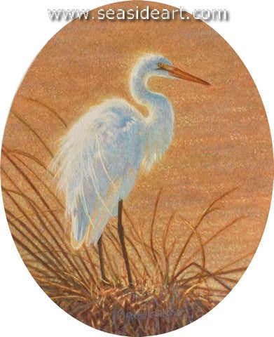 Siegrist R-Great Egret Aglow