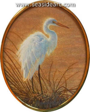 Siegrist R-Great Egret Aglow