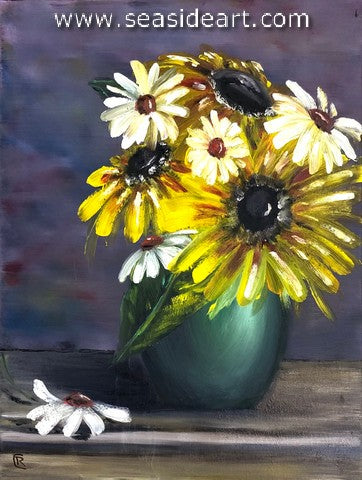 Still Life With A Green Vase