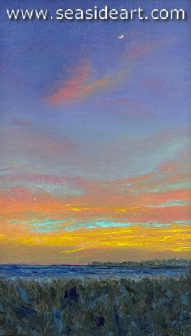 Bridgman-Sundown, Moonrise, Sound Side