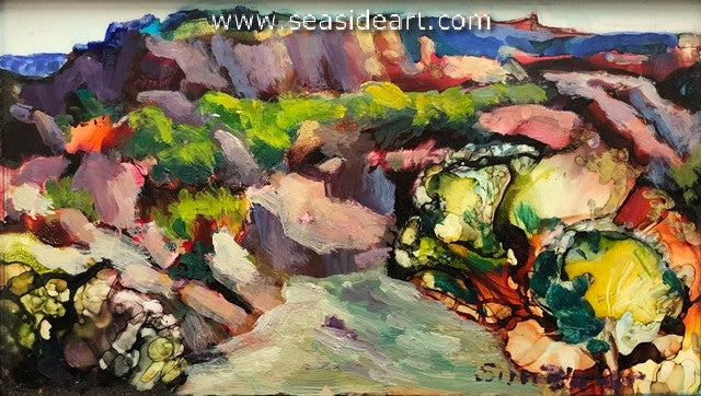 Abstract of Canyon Landscape
