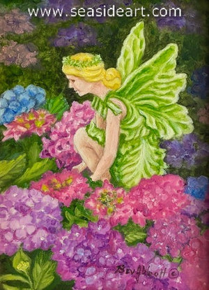 A Fairy Tending Her Garden