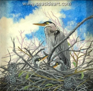 Rockwell-A Pair of Nestlings
