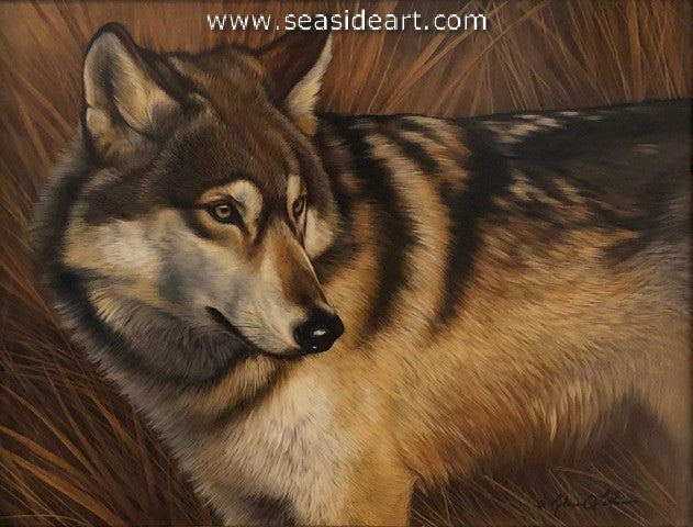 Autumn Stance (Timber Wolf)