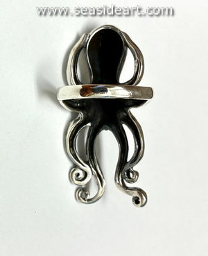 Sterling Silver Octopus Ring