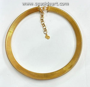 Christian Dior Graduated Omega Necklace