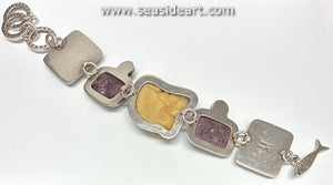 Sterling Silver 'Elligators' Link Bracelet