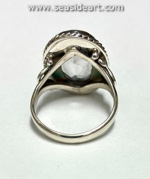 Sterling Silver Ring with Clear Quartz