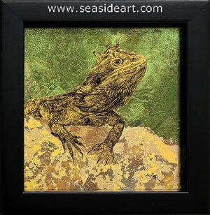 Russell-Bearded Dragon with Lunch