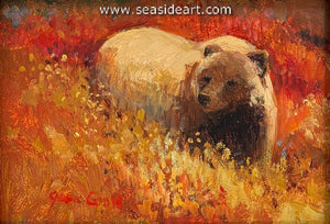 Cook-Blonde Grizzly in Denali