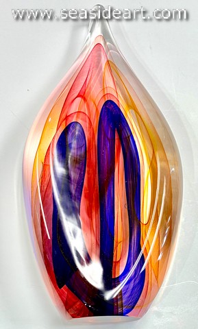Blue, Red and Gold Folded