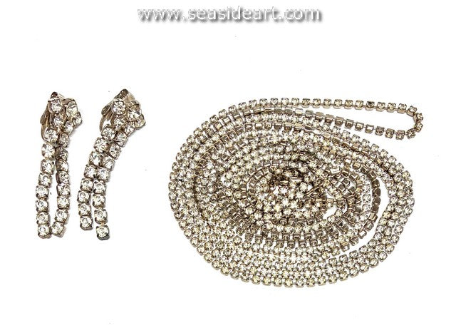 CZ Necklace & Earrings