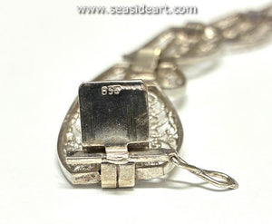 Vintage Filigree Bracelet- European Silver