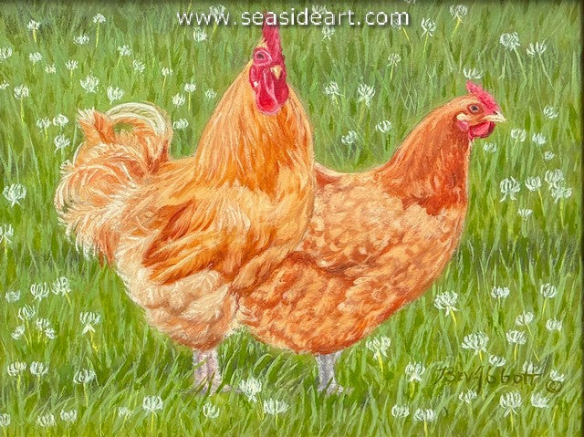 Easy to Love (Buff Orpington Chickens)