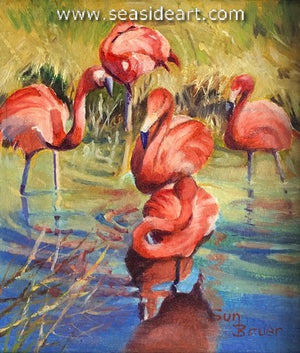 Bauer-Flamingos