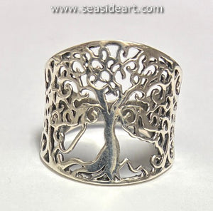 Sterling Silver Tree of Life Ring