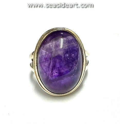 Sterling Silver Ring with Amethyst