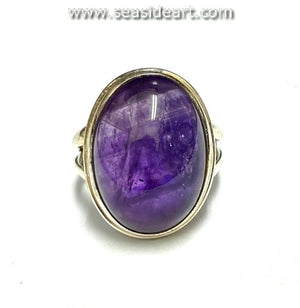 Sterling Silver Ring with Amethyst