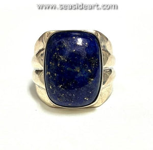 Sterling Silver Ring with  Lapis Lazuli