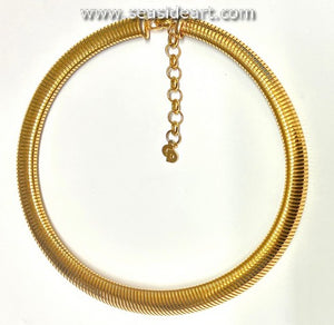 Christian Dior Graduated Omega Necklace