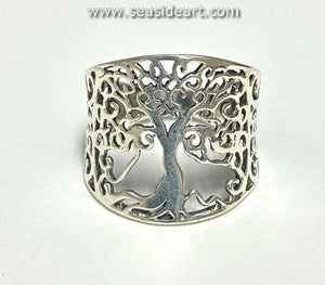 Sterling Silver Tree of Life Ring