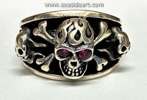 Sterling Silver Skull Ring