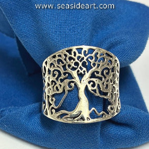 Sterling Silver Tree of Life Ring
