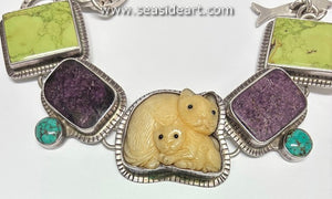 Sterling Silver 'Elligators' Link Bracelet