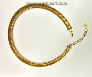 Christian Dior Graduated Omega Necklace
